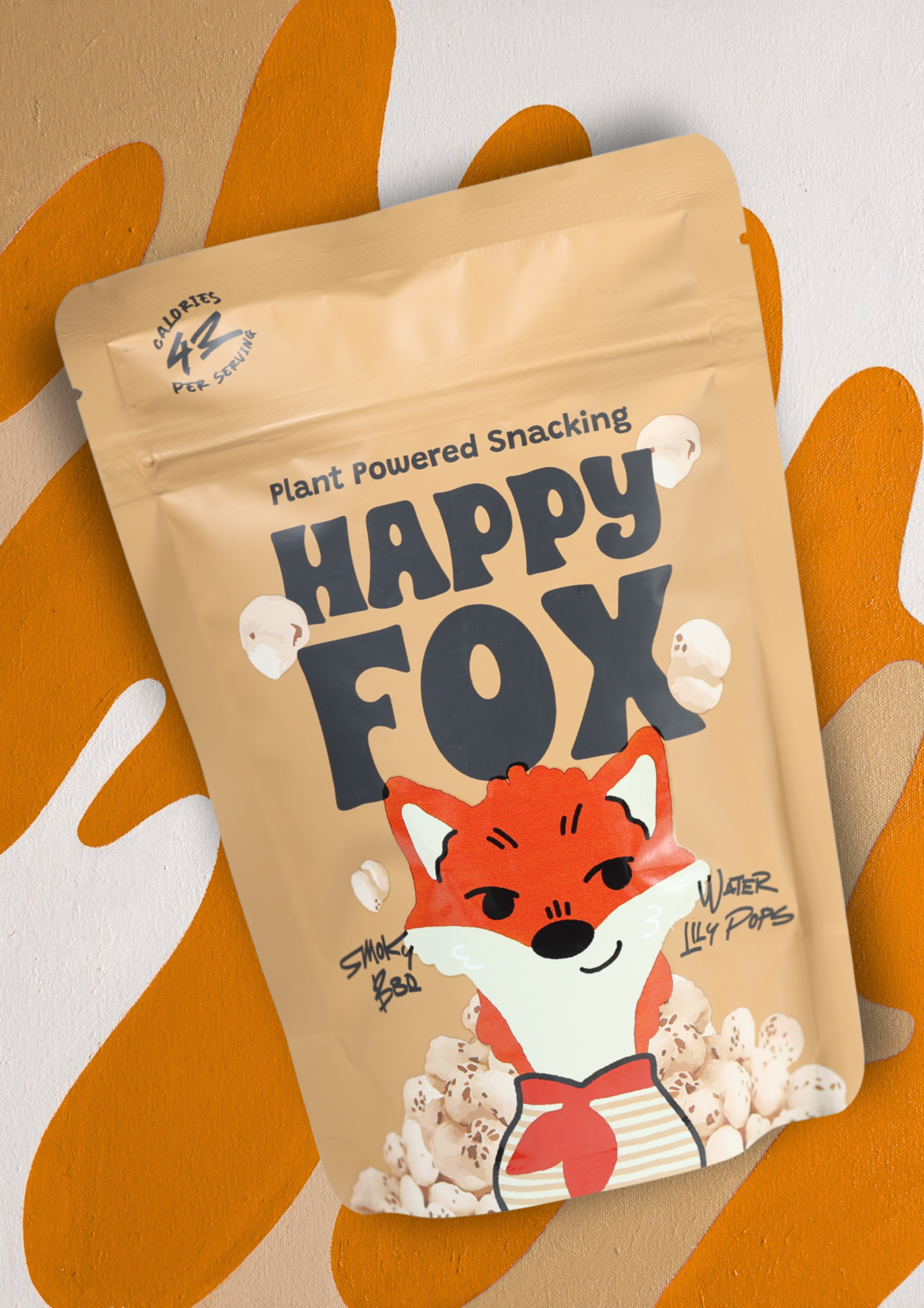 Happy Fox Smoky BBQ water lily pops